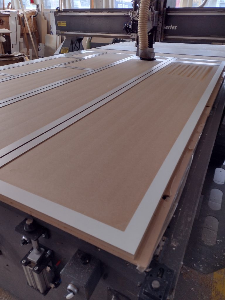 Frezowanie MDF fronty meblowe - Frezowanie CNC - www.serviceplast.pl