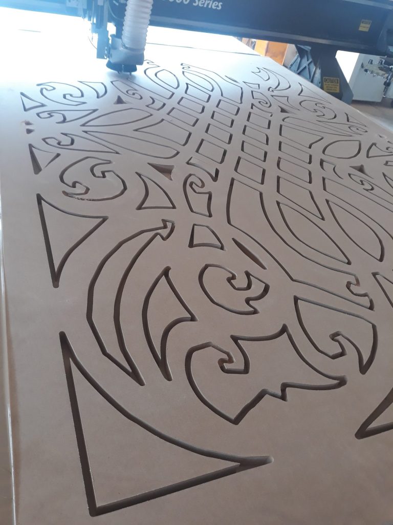 Frezowanie MDF panel ażurowy - Frezowanie CNC - www.serviceplast.pl