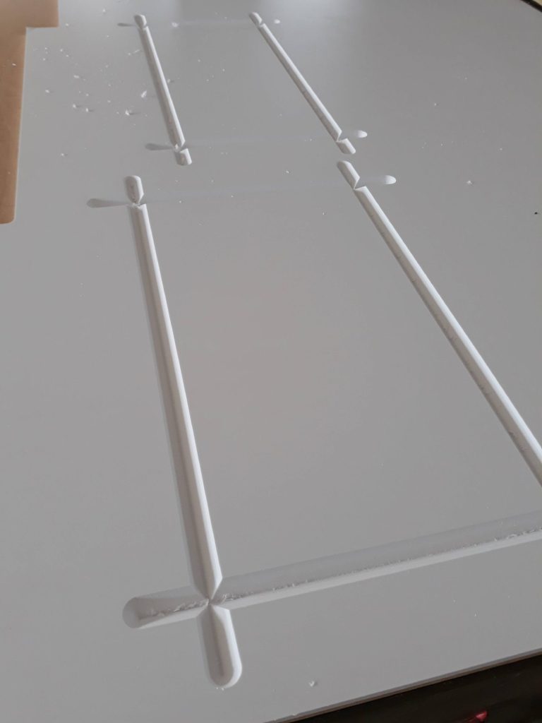 Frezowanie PCV spienione - Frezowanie CNC - www.serviceplast.pl