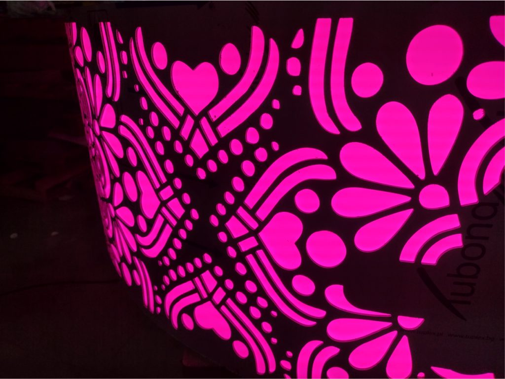 Dekoracja sceniczna  - Frezowanie CNC - www.serviceplast.pl