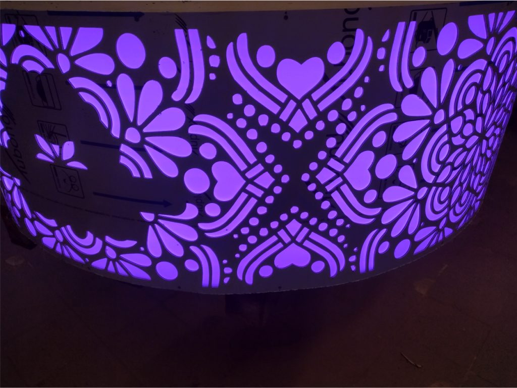 Dekoracja sceniczna  - Frezowanie CNC - www.serviceplast.pl