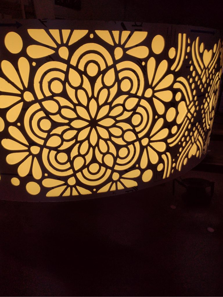 Dekoracja sceniczna  - Frezowanie CNC - www.serviceplast.pl