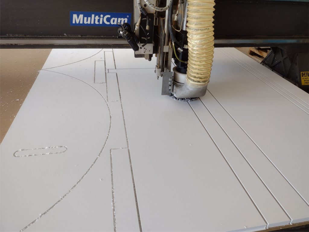 Frezowanie PCV spienione - Frezowanie CNC - www.serviceplast.pl