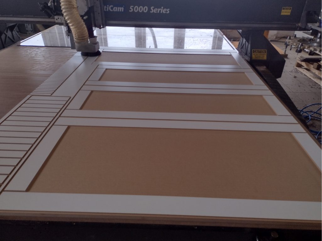 Frezowanie MDF fronty meblowe - Frezowanie CNC - www.serviceplast.pl