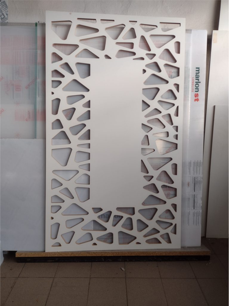 Frezowanie MDF panel ażurowy - Frezowanie CNC - www.serviceplast.pl