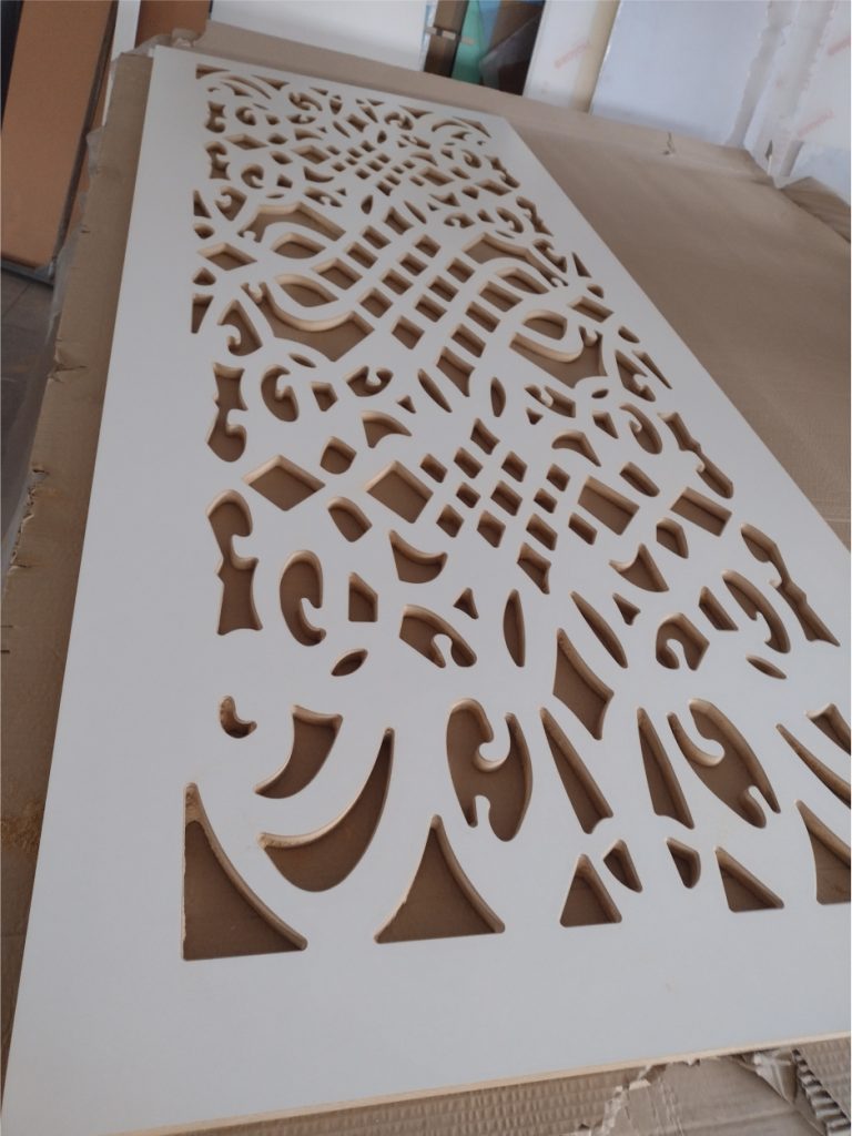 Frezowanie MDF panel ażurowy - Frezowanie CNC - www.serviceplast.pl