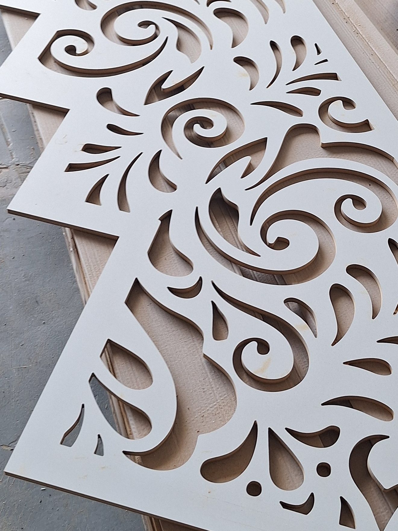 Openwork decorative panel milling, openwork balustrade -&nbsp;CNC milling -&nbsp;www.serviceplast.pl