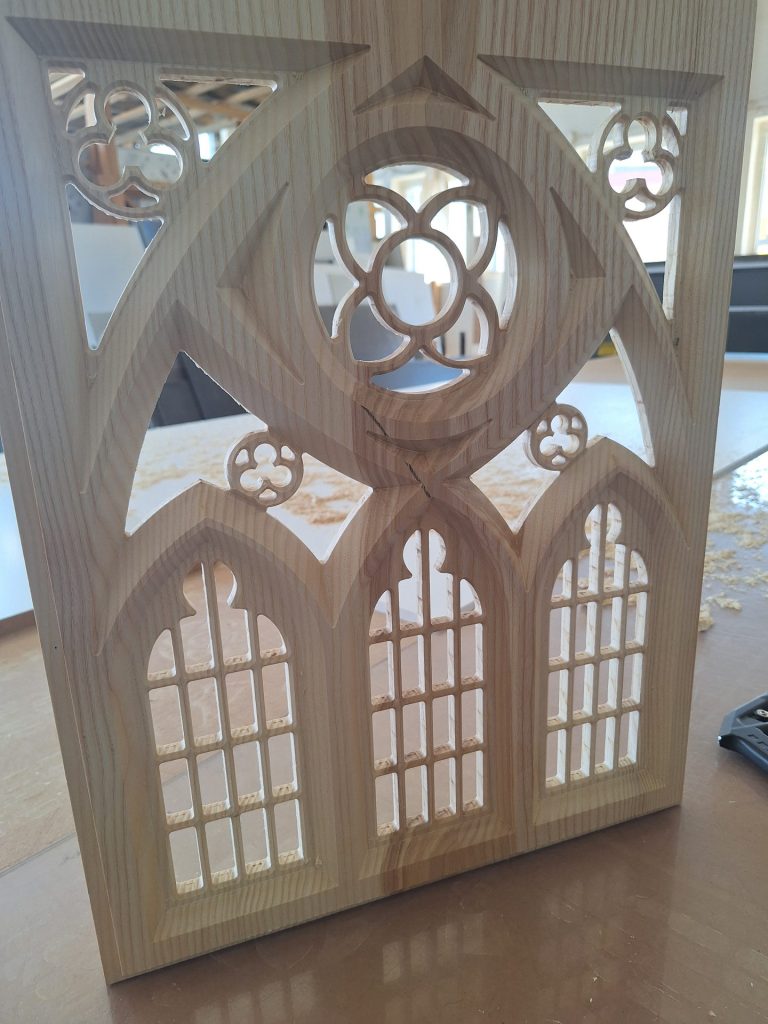 Decorative panel, 3D milling -&nbsp;CNC milling -&nbsp;www.serviceplast.pl