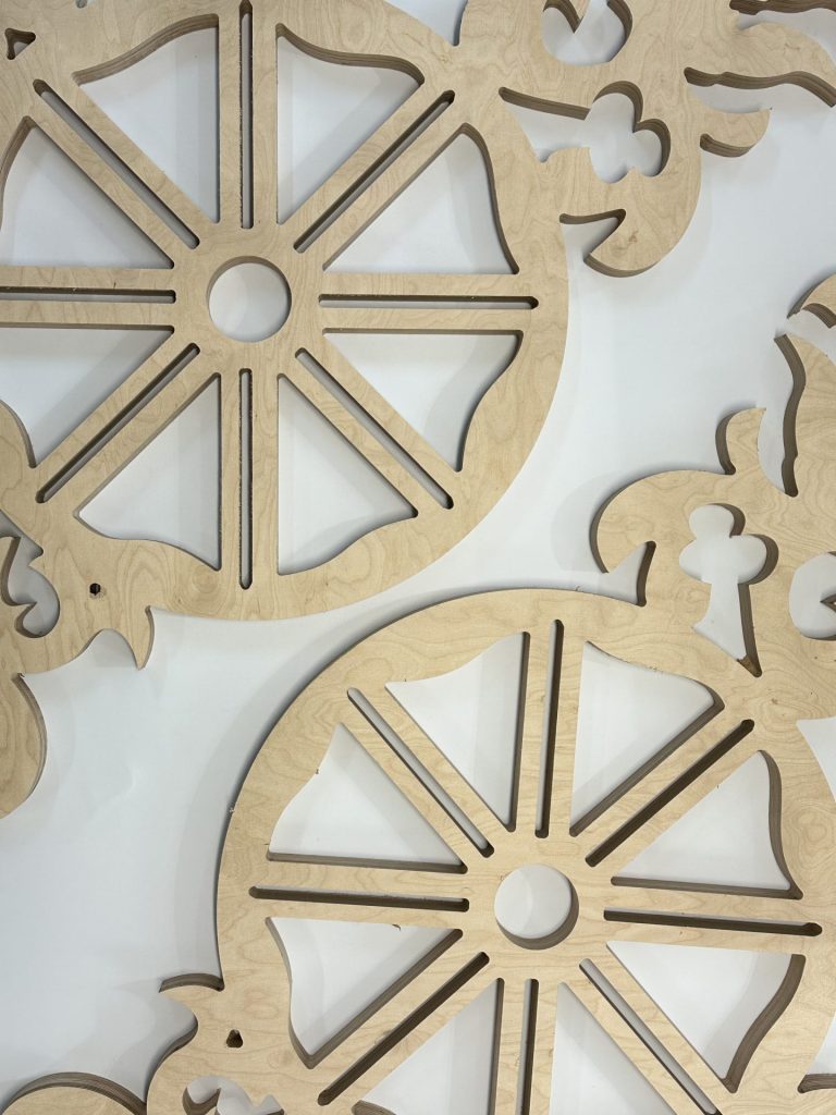 Sklejka ornament ludowy -Frezowanie CNC -&nbsp;www.serviceplast.pl