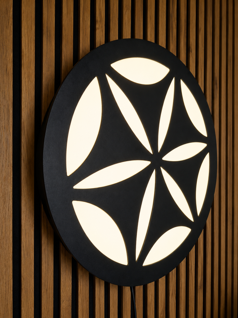 Lampa g&oacute;ralska rozeta, Plafon z&nbsp;motywem folklorystycznym- Frezowanie CNC -&nbsp;www.serviceplast.pl